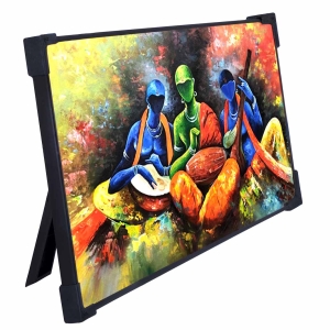 FURNATO | Painting of Musicians | Artistic Painting | with Long Lasting UV Coated MDF Framing | Laminated | Home Decor