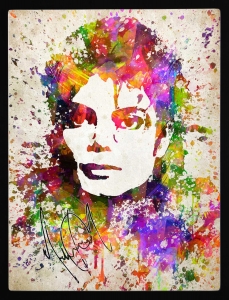 PIPILIKA® Home Decor | Art:-198123 | Michael Jackson Painting Picture | 12 inch X 16 inch | With 1 Inch Framing | Wall Decor Painting