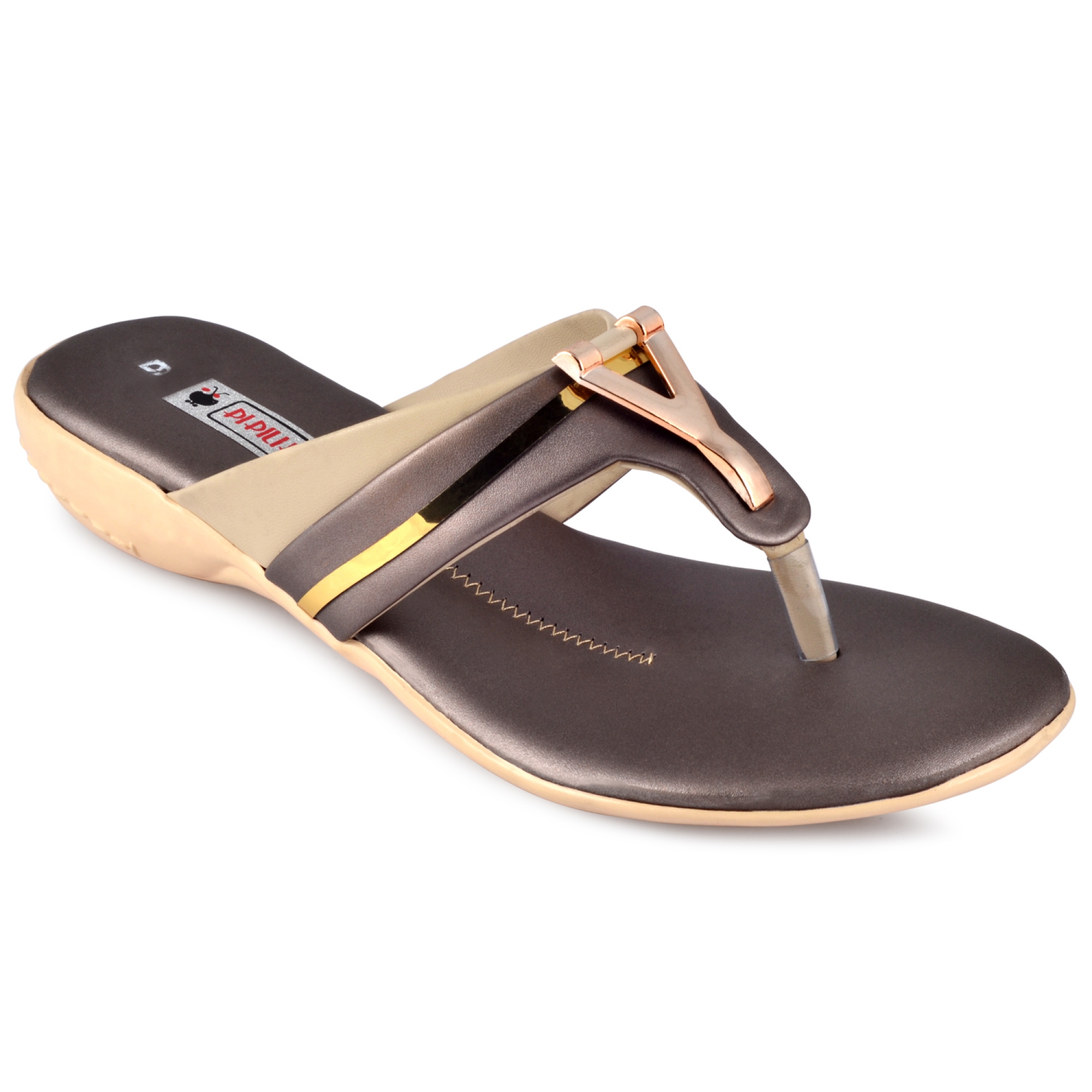 Buy Cream Flat Sandals for Women by Mochi Online | Ajio.com